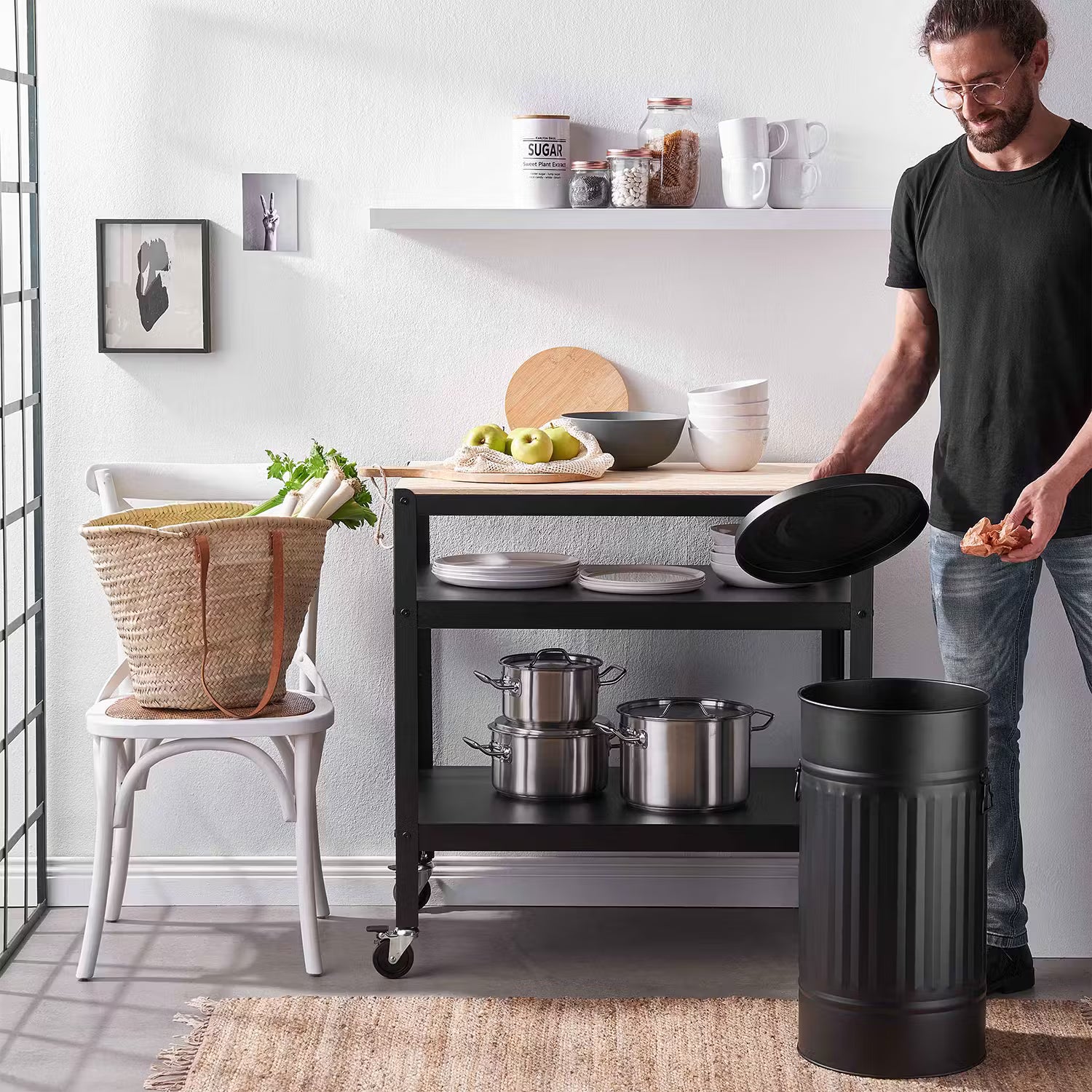 ZINC Mülltonne Oskar