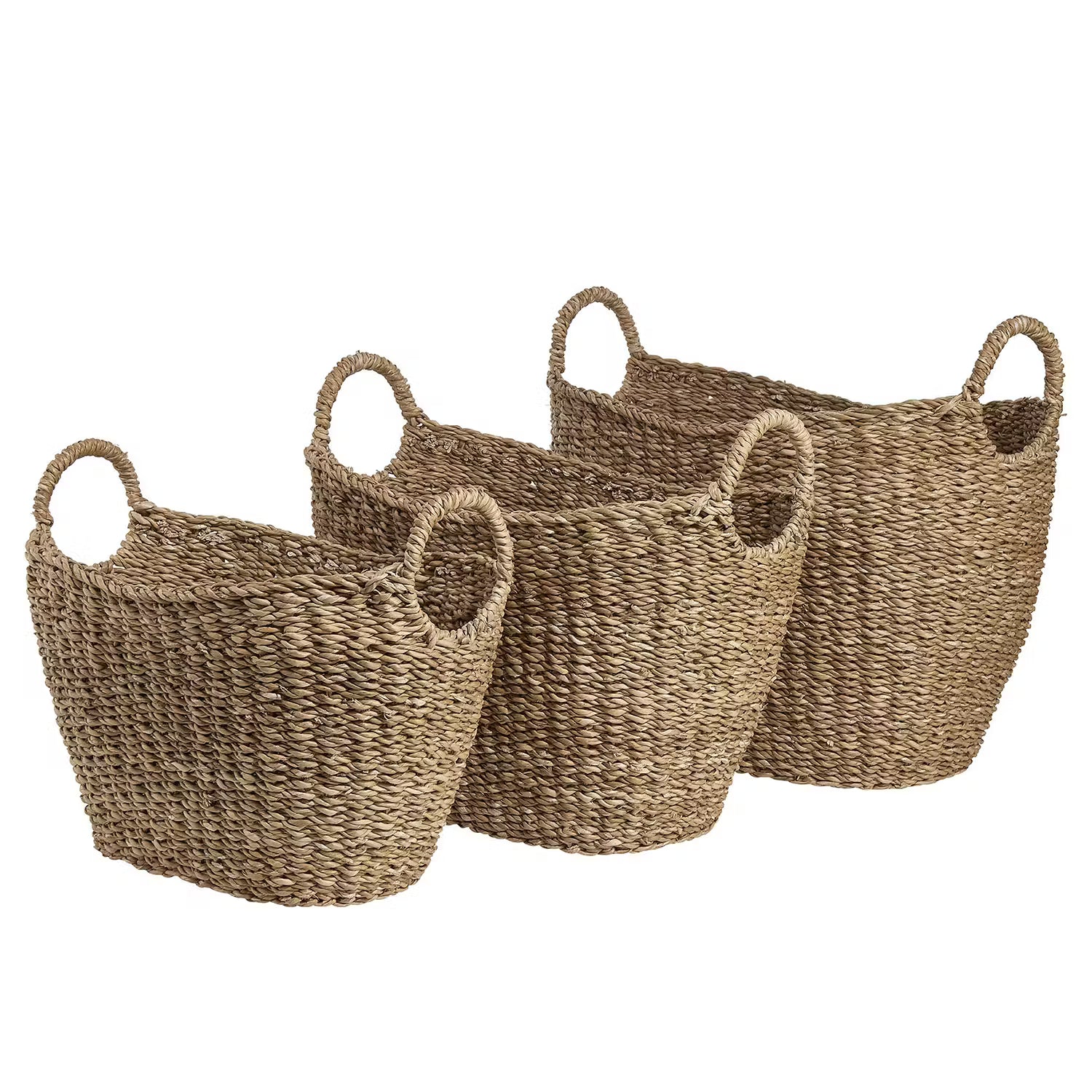 ERLA Korb mit Henkel - Typha - Natur - 26 x 26 cm