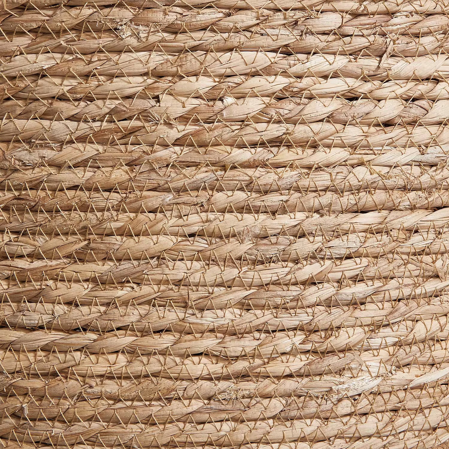 RUSH ROPE Korb mit Deckel - Seegras - Natur - Durchmesser: 35 cm