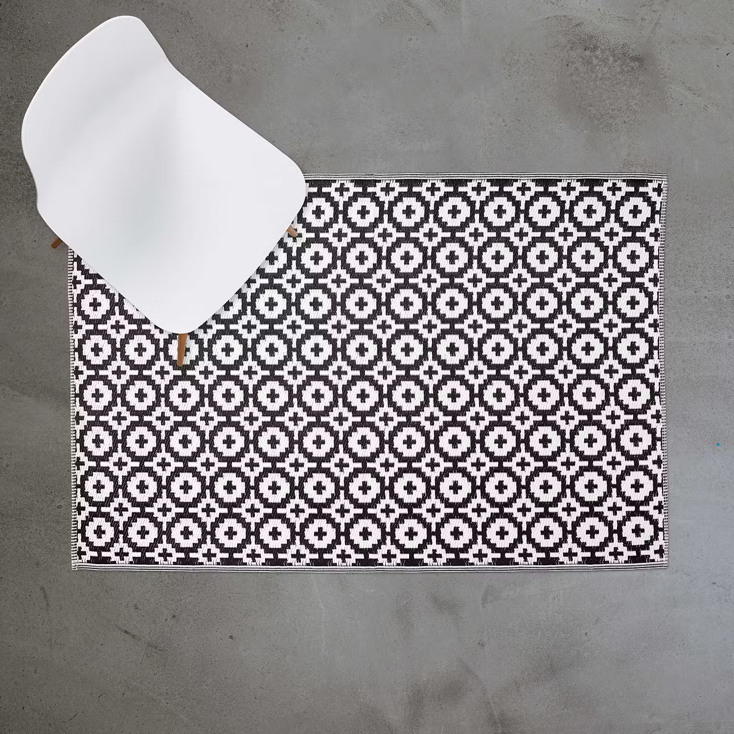 COLOUR CLASH In-/Outdoorteppich Mosaik