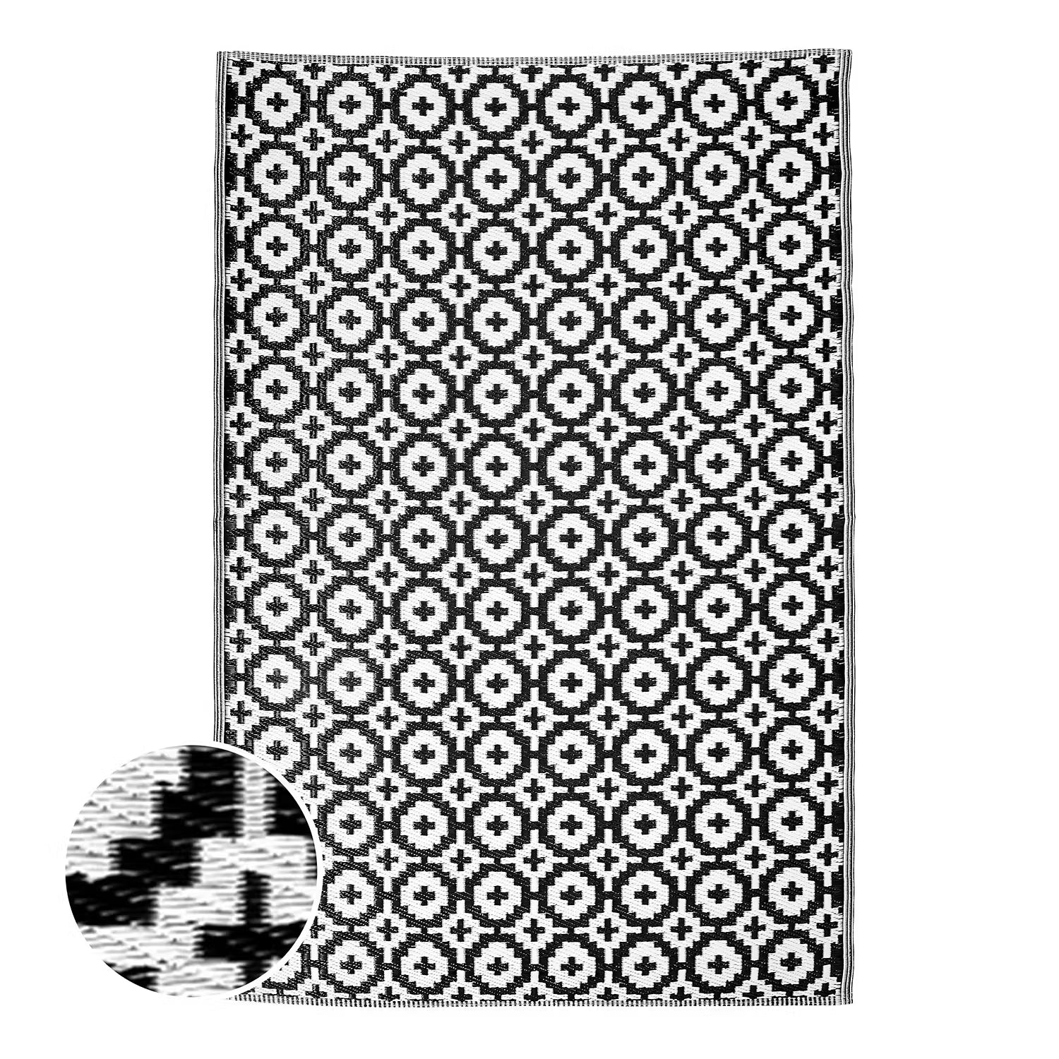 COLOUR CLASH In-/Outdoorteppich Mosaik