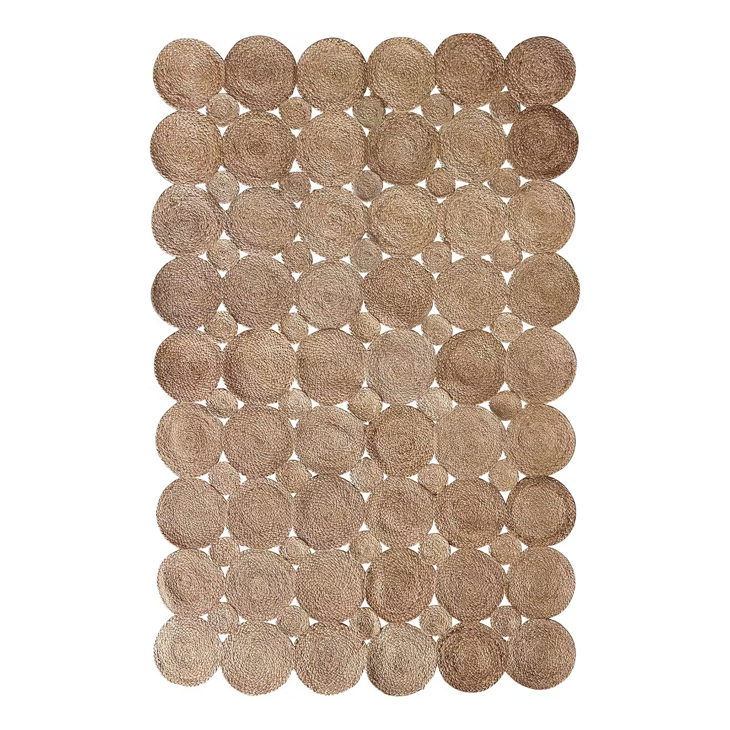 ALL NATURE Hanf-Teppich Ornament - Hanf - Natur