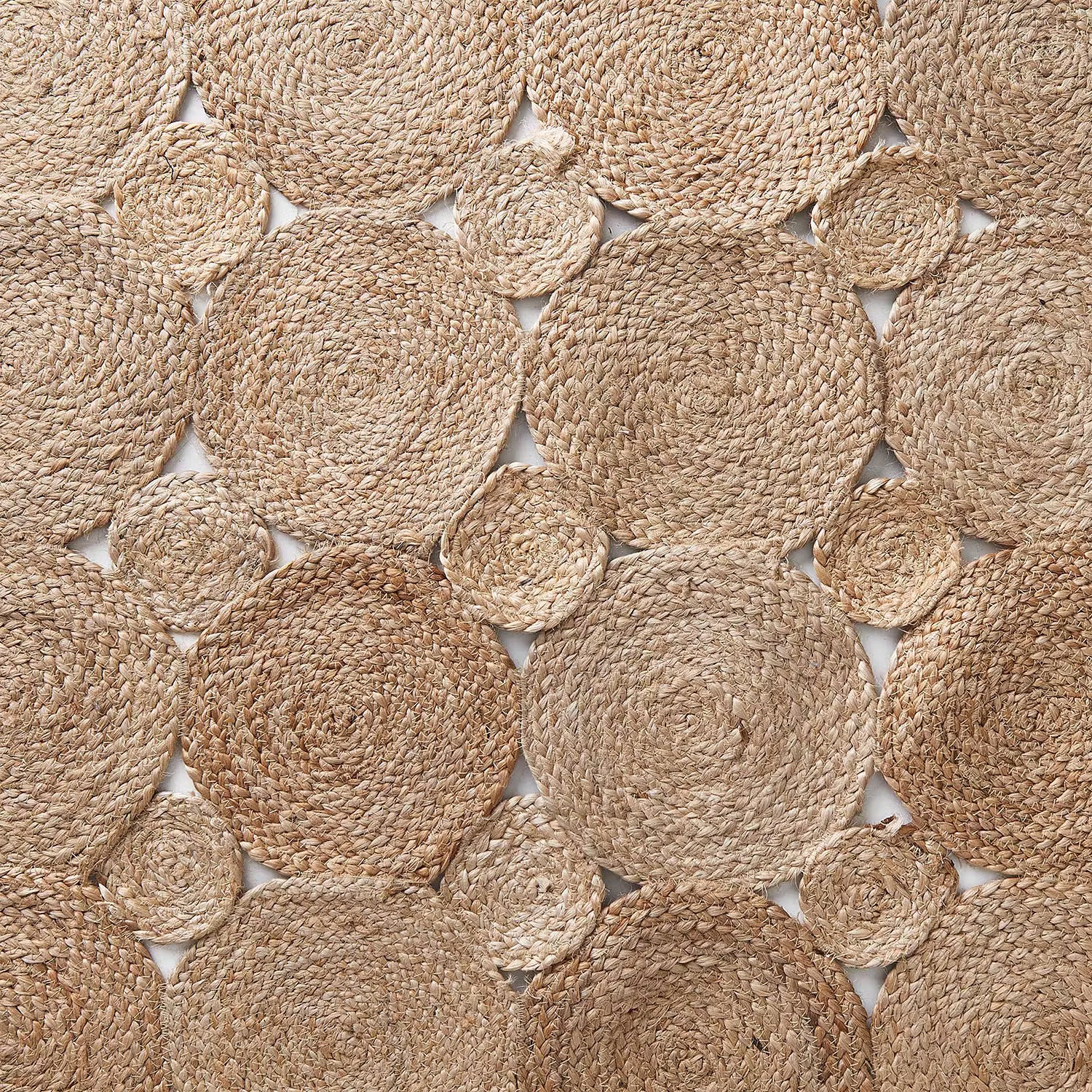 ALL NATURE Hanf-Teppich Ornament - Hanf - Natur