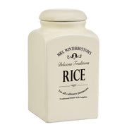 MRS. WINTERBOTTOM'S Vorratsdose Rice - Keramik - Creme