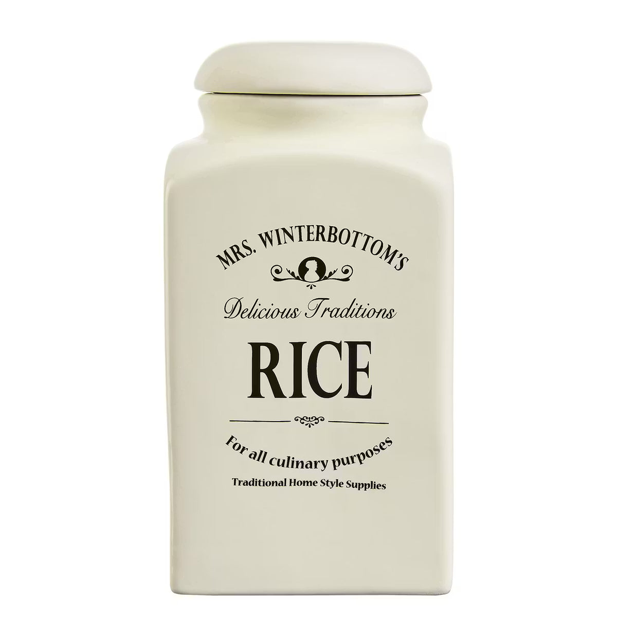 MRS. WINTERBOTTOM'S Vorratsdose Rice - Keramik - Creme