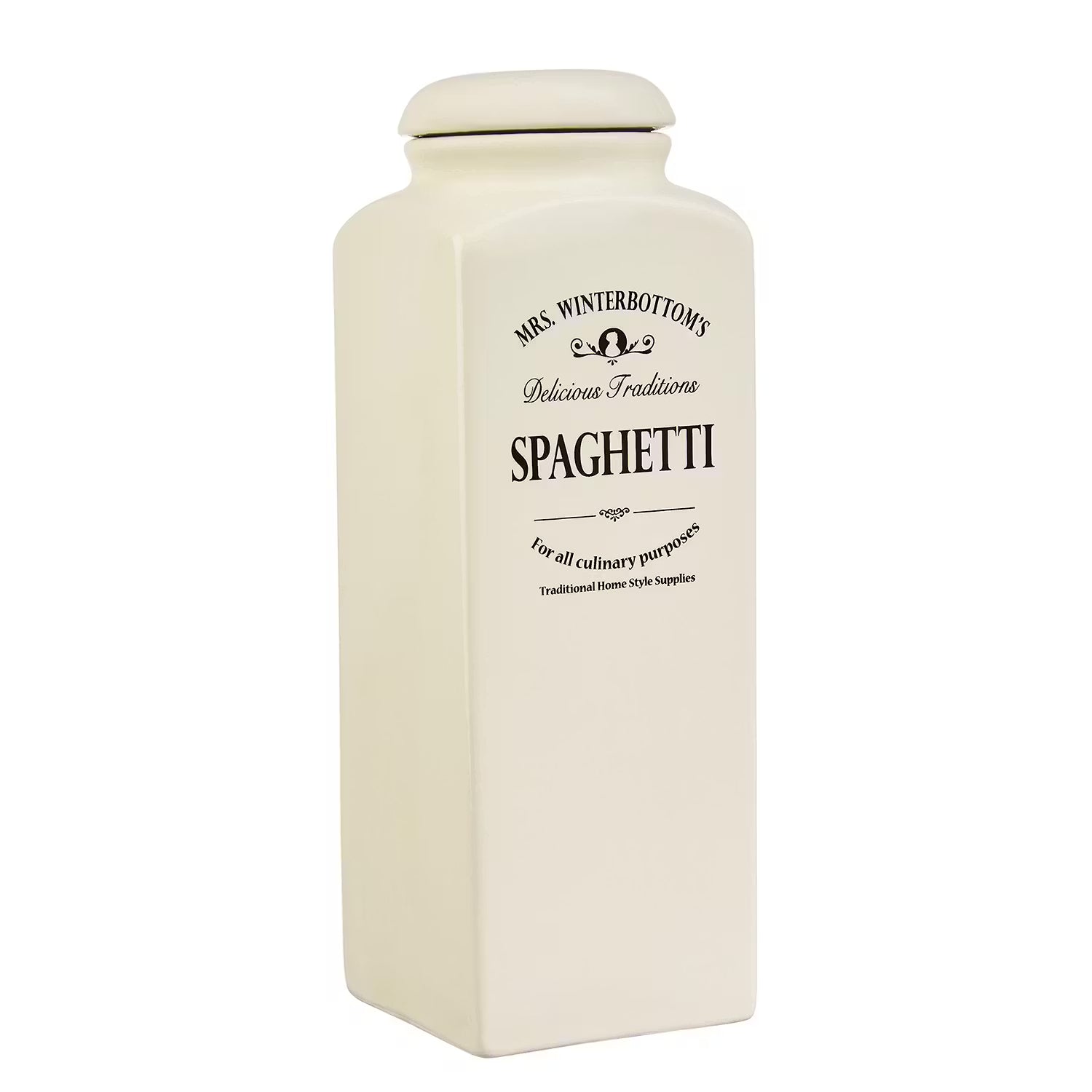 MRS. WINTERBOTTOM'S Vorratsdose Spaghetti - Keramik - Creme