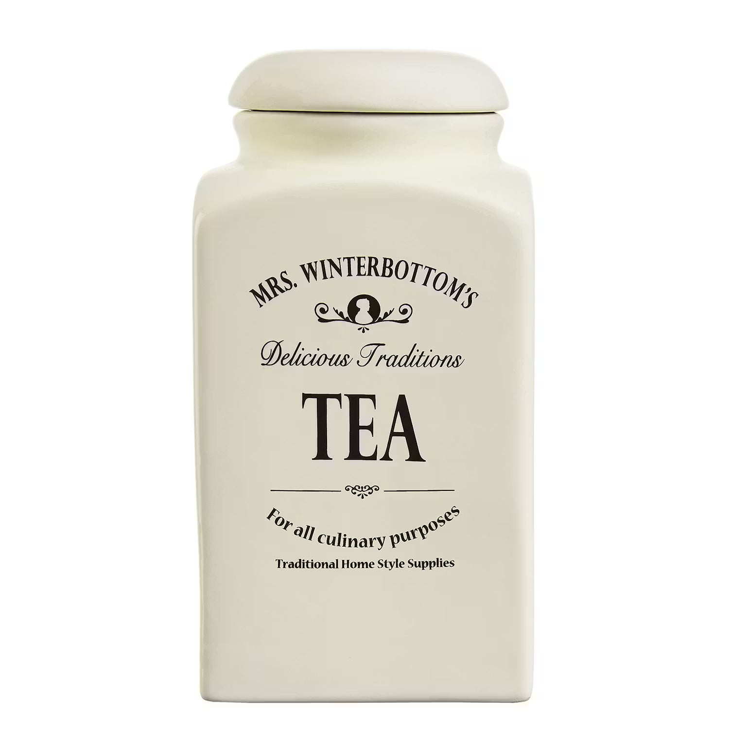 MRS. WINTERBOTTOM'S Vorratsdosen 2-tlg. - Keramik - Creme