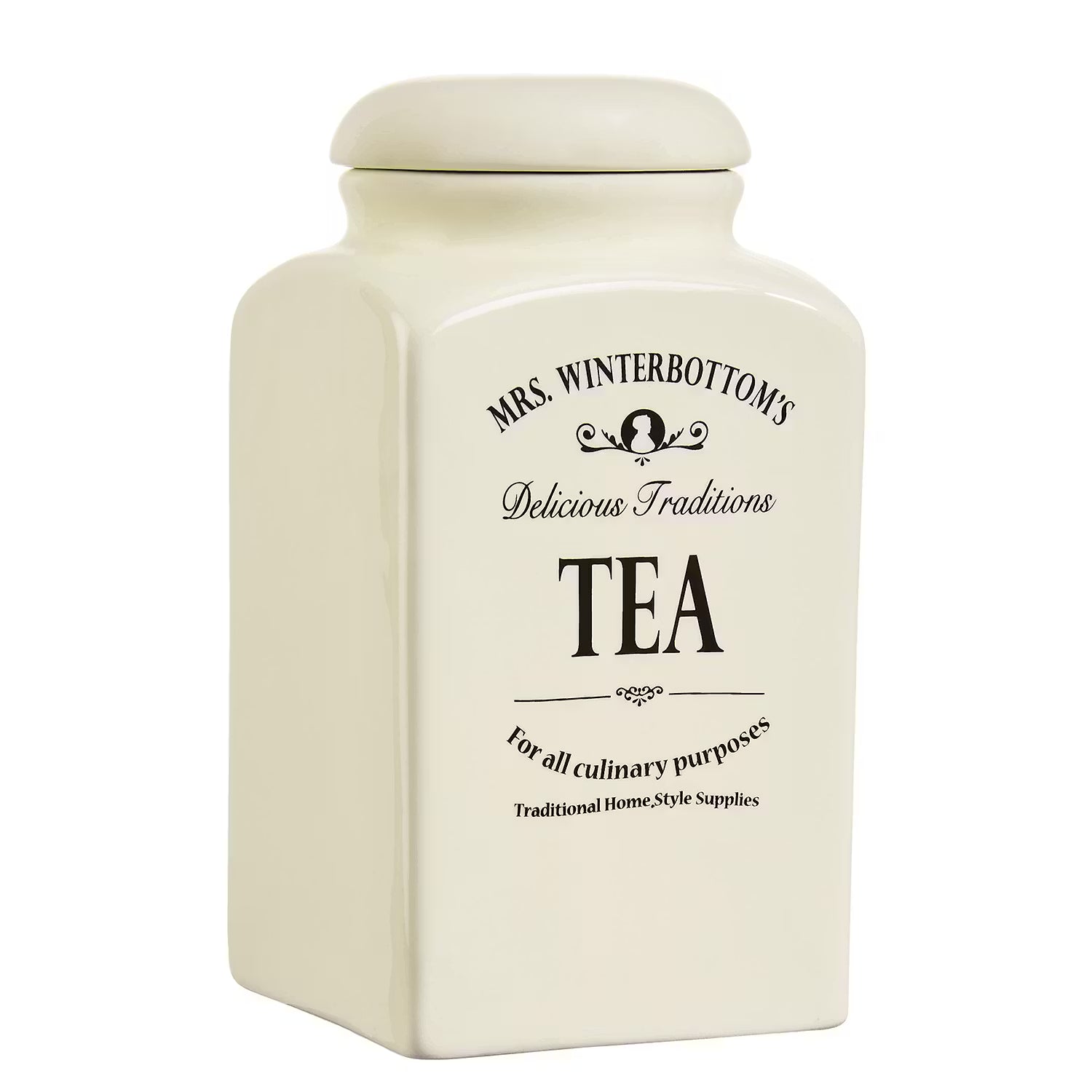 MRS. WINTERBOTTOM'S Vorratsdosen 2-tlg. - Keramik - Creme