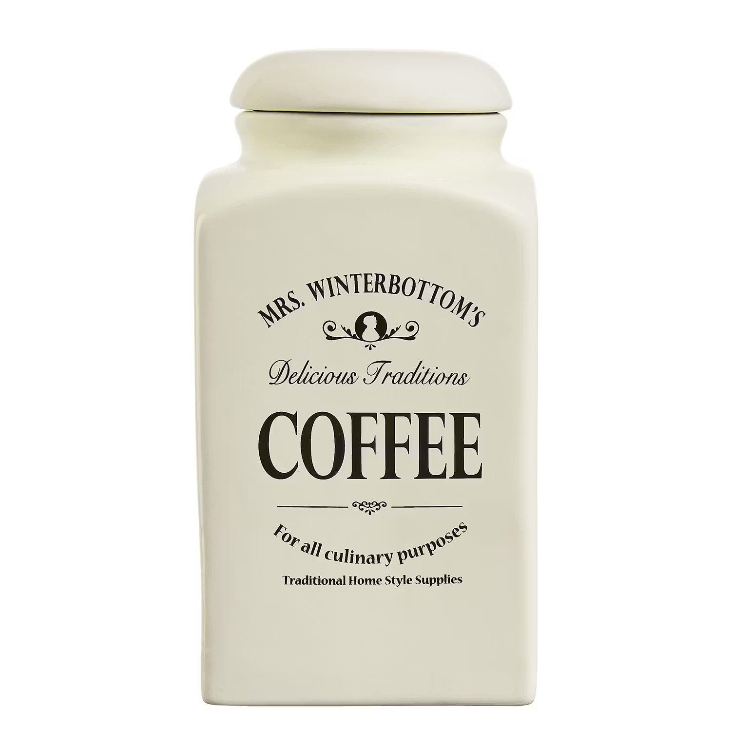 MRS. WINTERBOTTOM'S Vorratsdosen 2-tlg. - Keramik - Creme