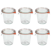 WECK Einkochglas-Set 6-tlg. - Klarglas - Transparent