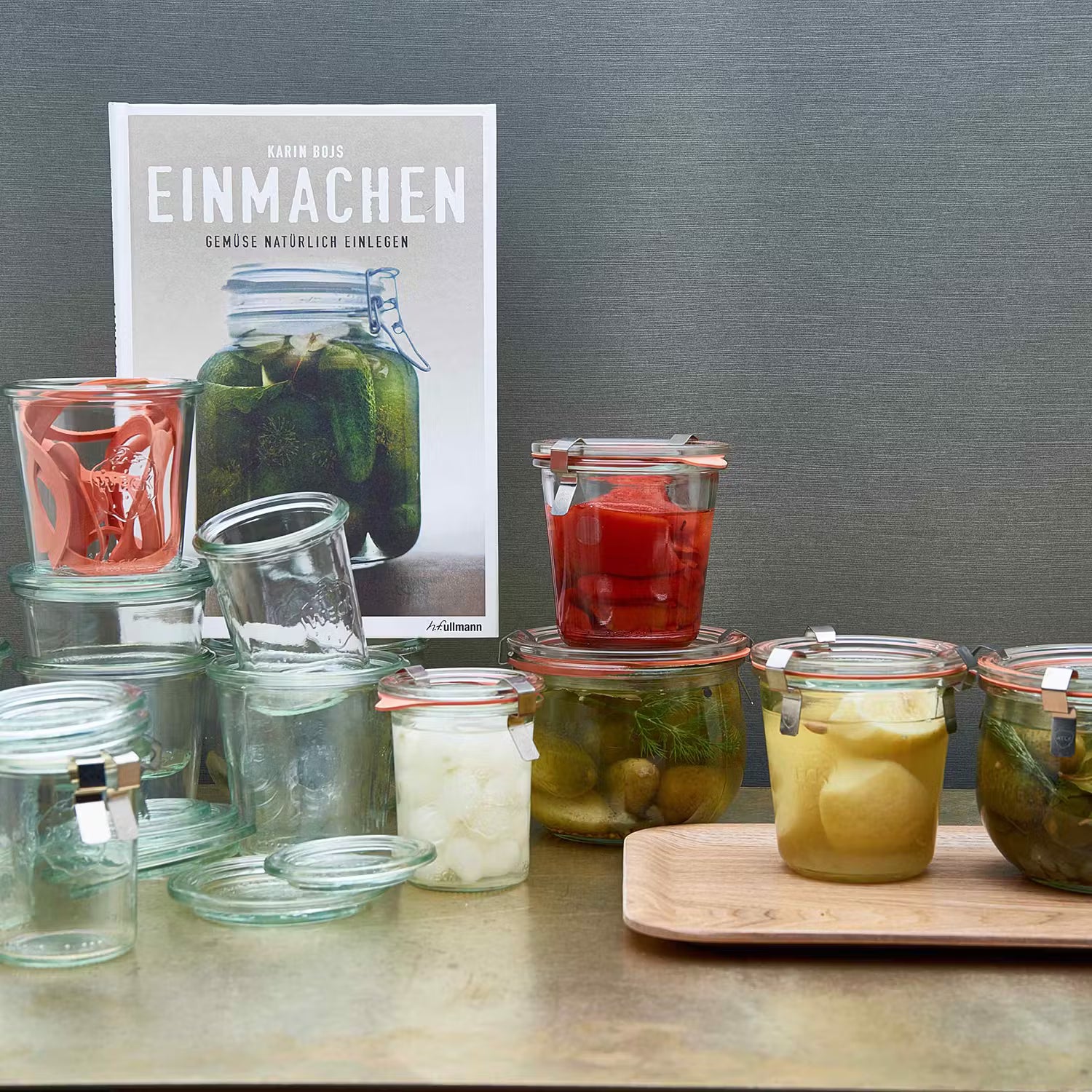 WECK Einmachglas-Set 6-tlg. - Klarglas - Transparent