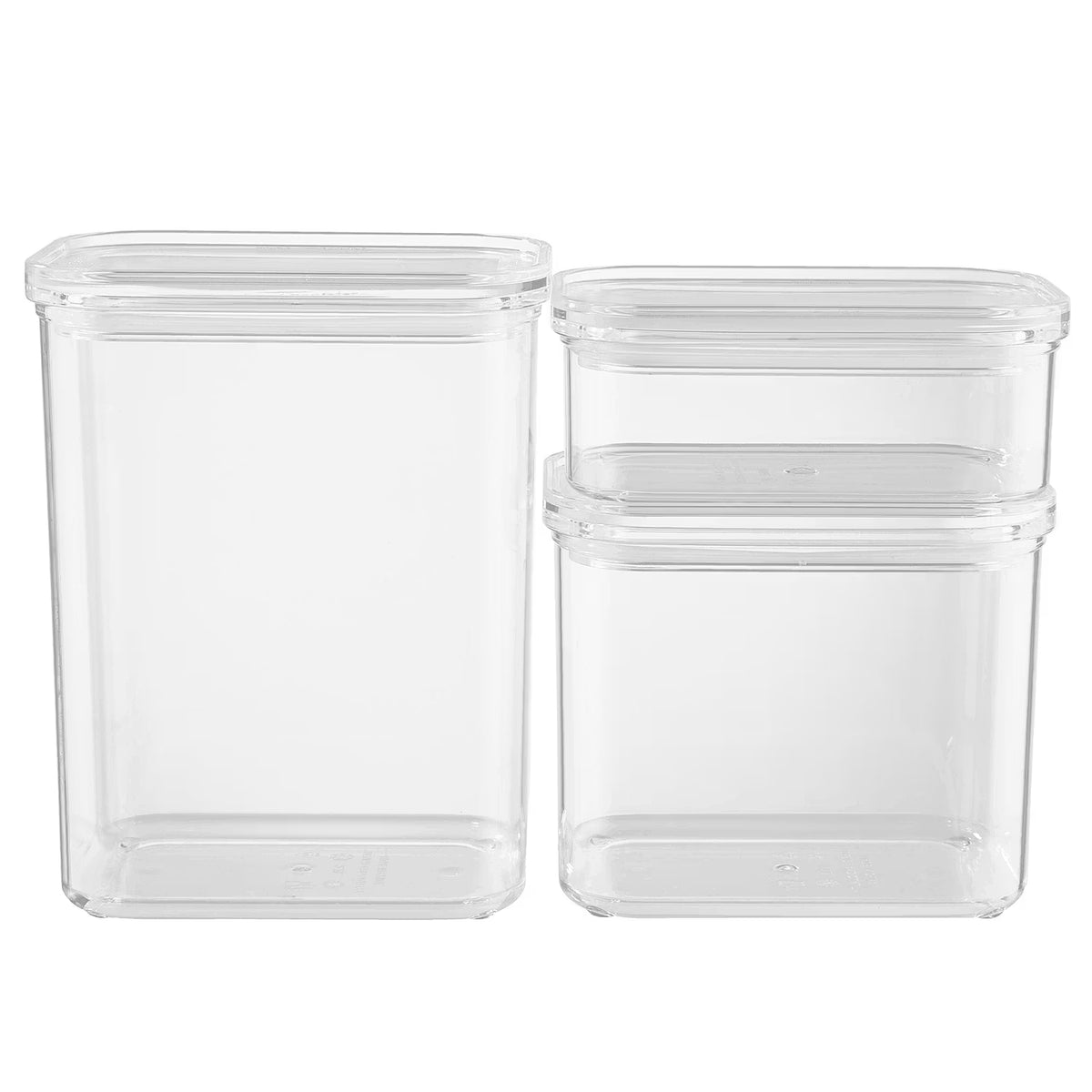 CLEARANCE Vorratsdose - AS / Acryl / Silikon - Transparent - Fassungsvermögen: 0.7 L
