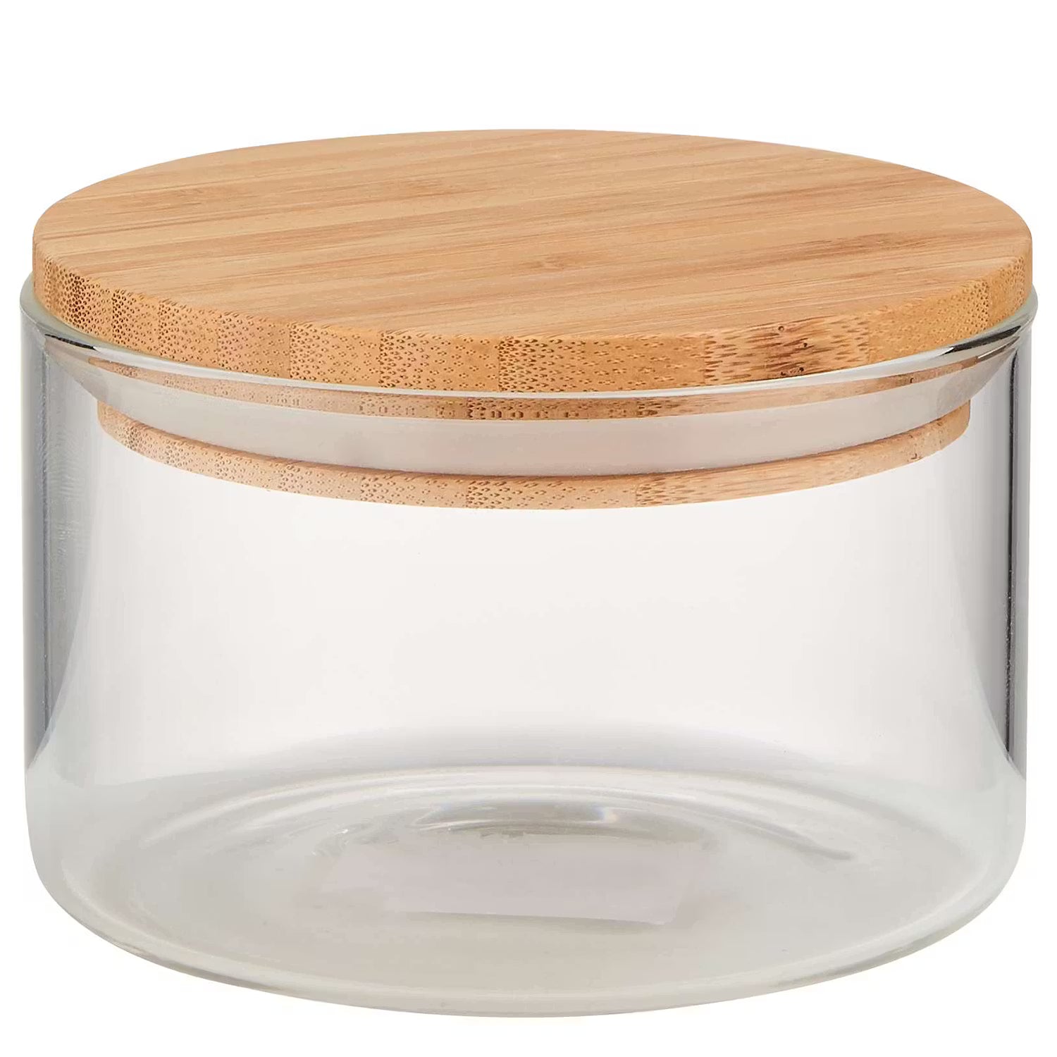 WOODLOCK Vorratsglas-Set 4-tlg. - Borosilikatglas / Bambus - Transparent