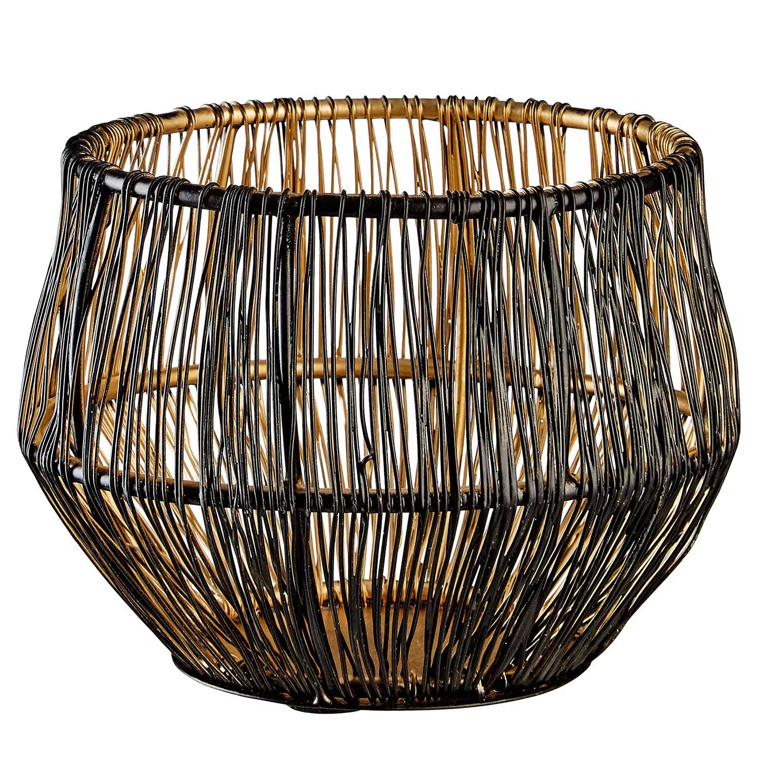 YOKO Teelichthalter - Eisen - Schwarz - Höhe: 10 cm