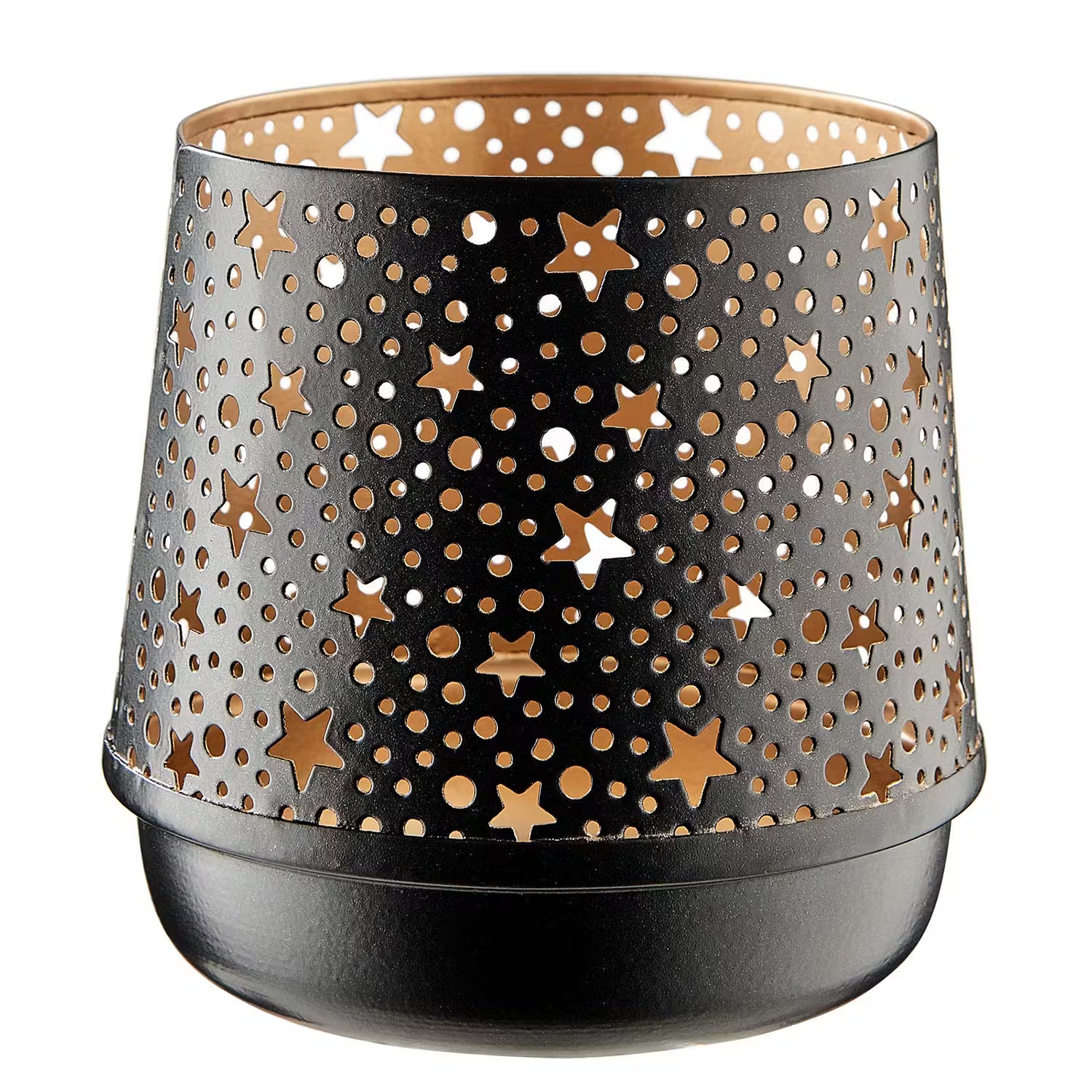 LUMINOUS Windlicht Sterne - Eisen - Schwarz