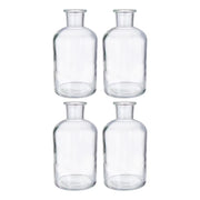LITTLE LIGHT Kerzenhalter 4er-Set - Glas - Transparent