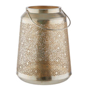 BLOOMY NIGHTS Laterne - Aluminium - Gold - Höhe: 31 cm