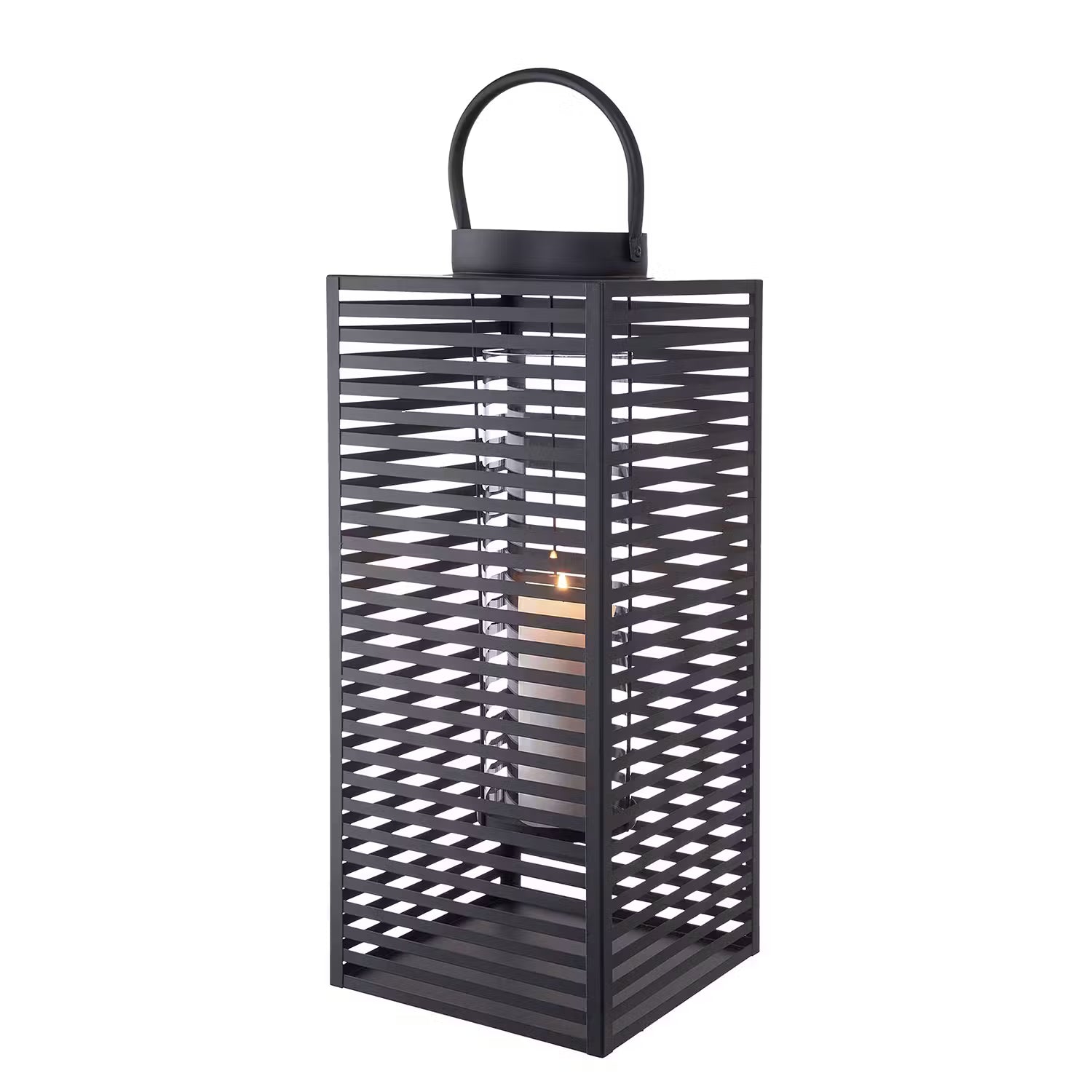 GRID Laterne Gitter - Eisen - Schwarz