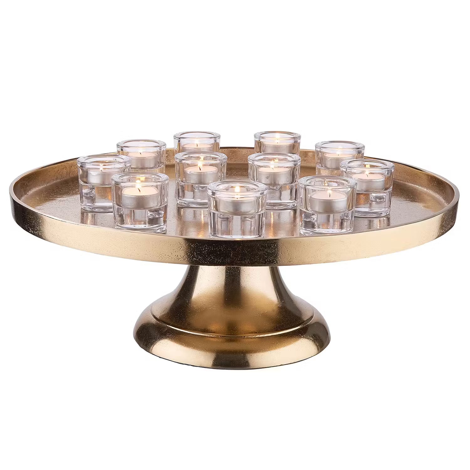 BANQUET Deko-Teller - Aluminium - Gold