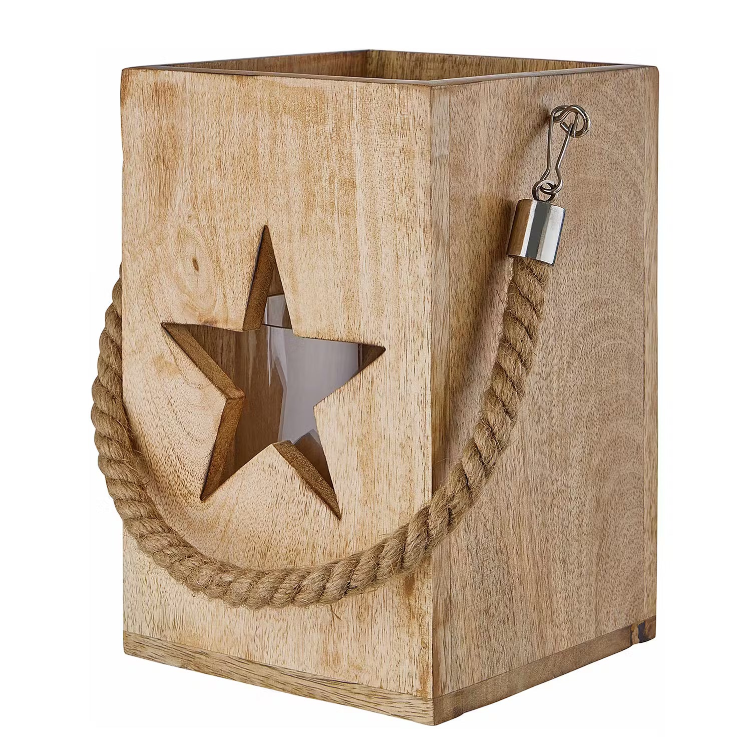 FOREST Laterne Stern - Mangoholz - Natur