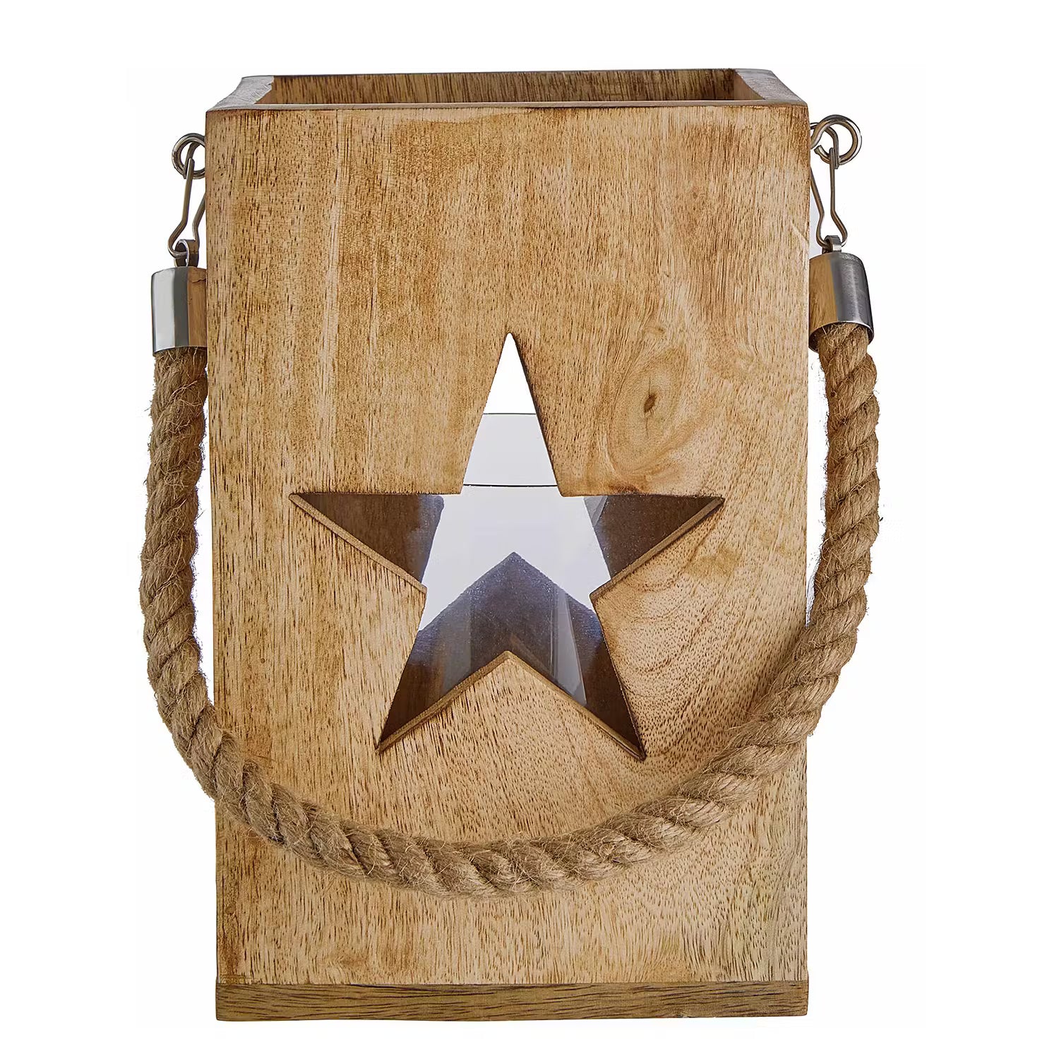 FOREST Laterne Stern - Mangoholz - Natur