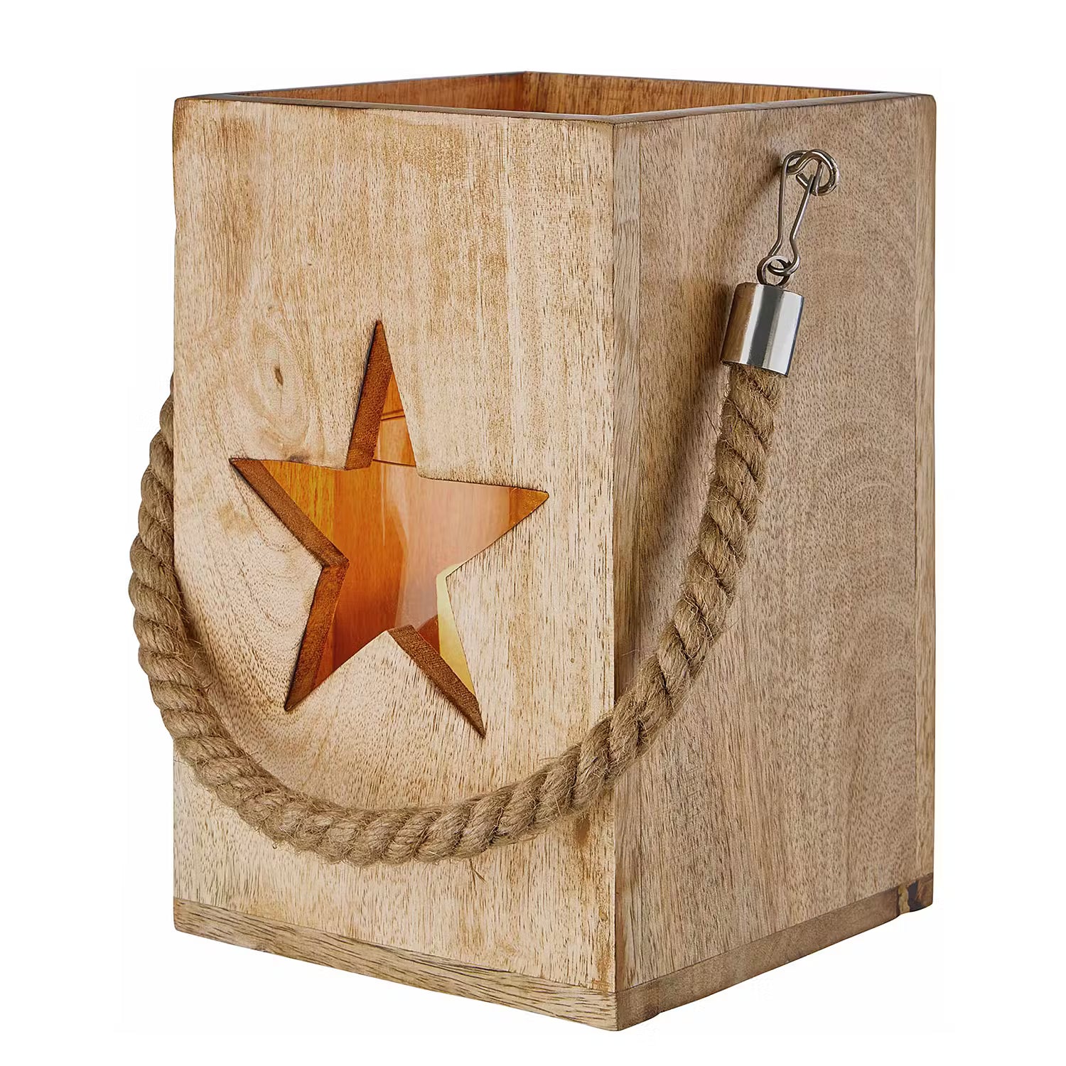 FOREST Laterne Stern - Mangoholz - Natur