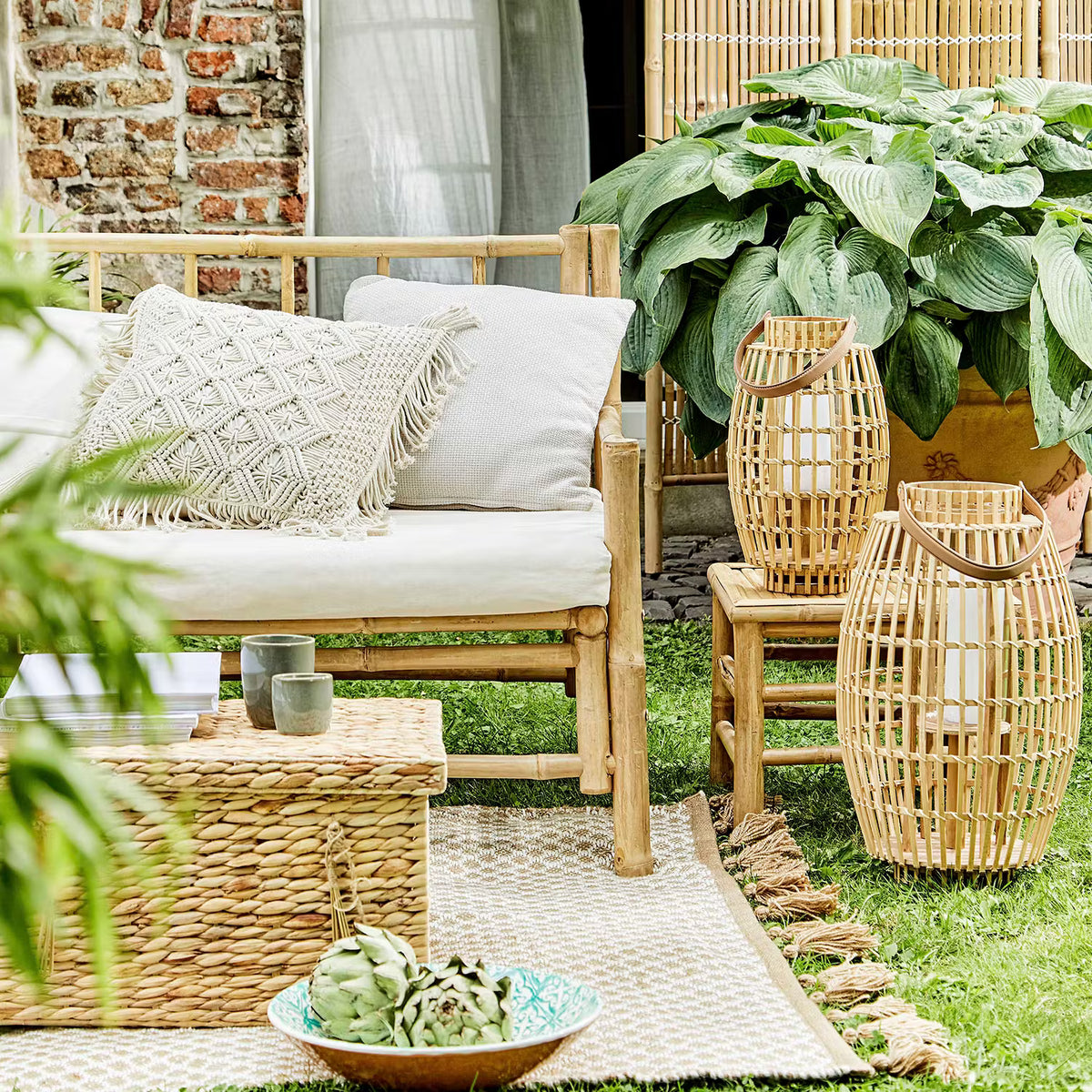 laterne bambus outdoor 🏮 BAMBOO NIGHTS Laterne – Natürliches Lichtambiente – BUTLERS