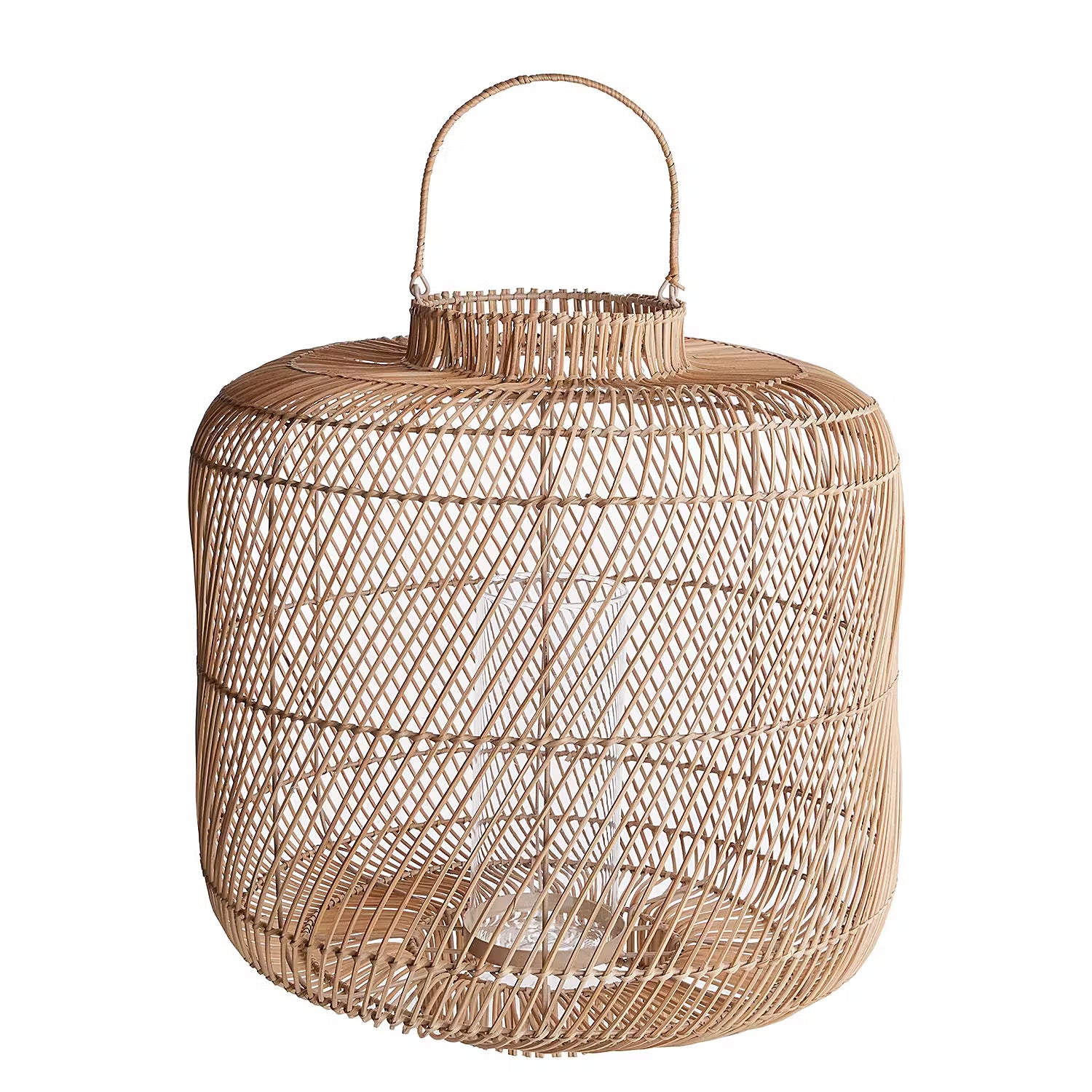 BALI NIGHTS Laterne - Rattan - Natur - Höhe: 53 cm