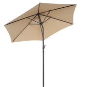 SIESTA Sonnenschirm rund - Aluminium / Polyester - Beige - Beige - Durchmesser: 180 cm