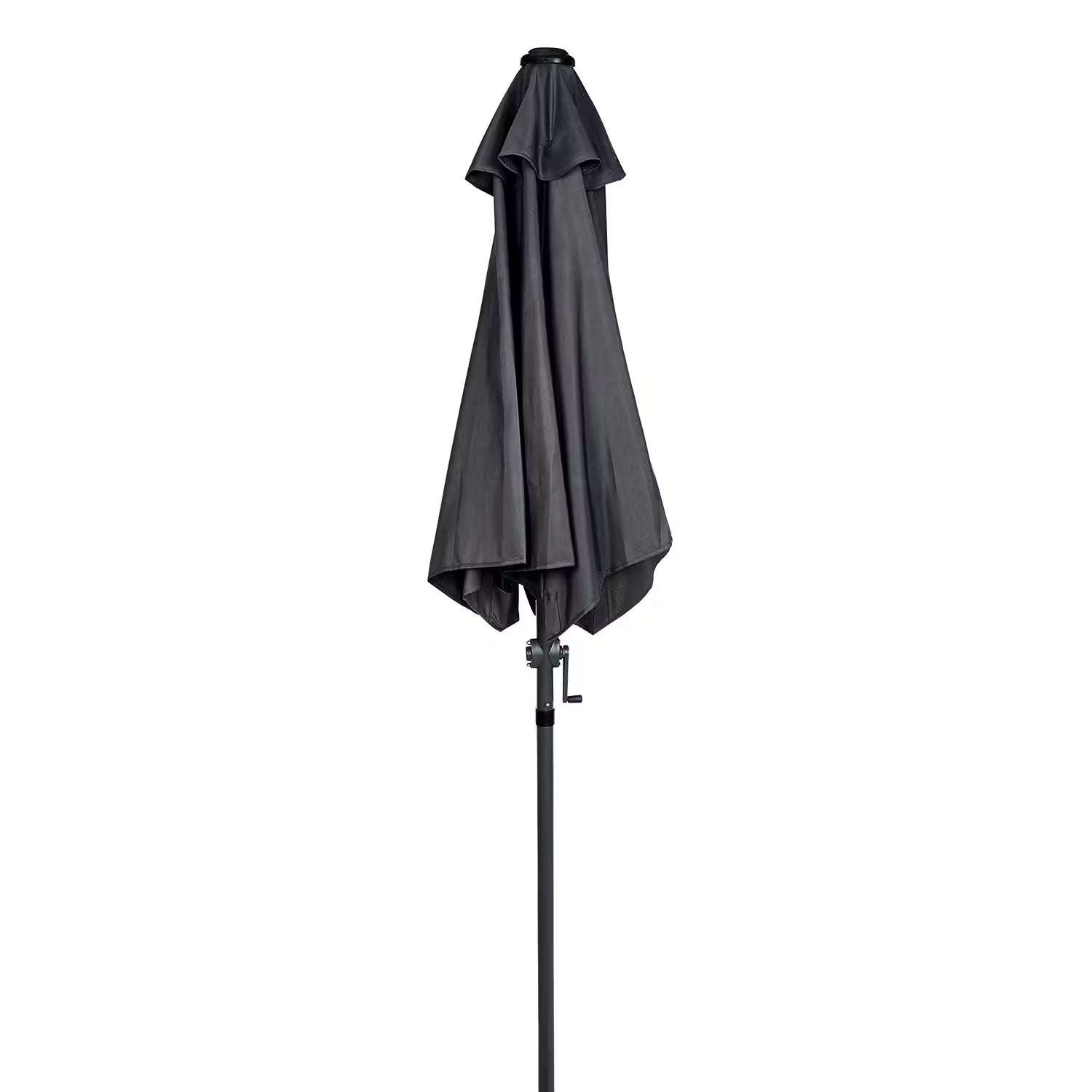 SIESTA Sonnenschirm rund - Aluminium / Polyester - Grau - Grau - Durchmesser: 180 cm