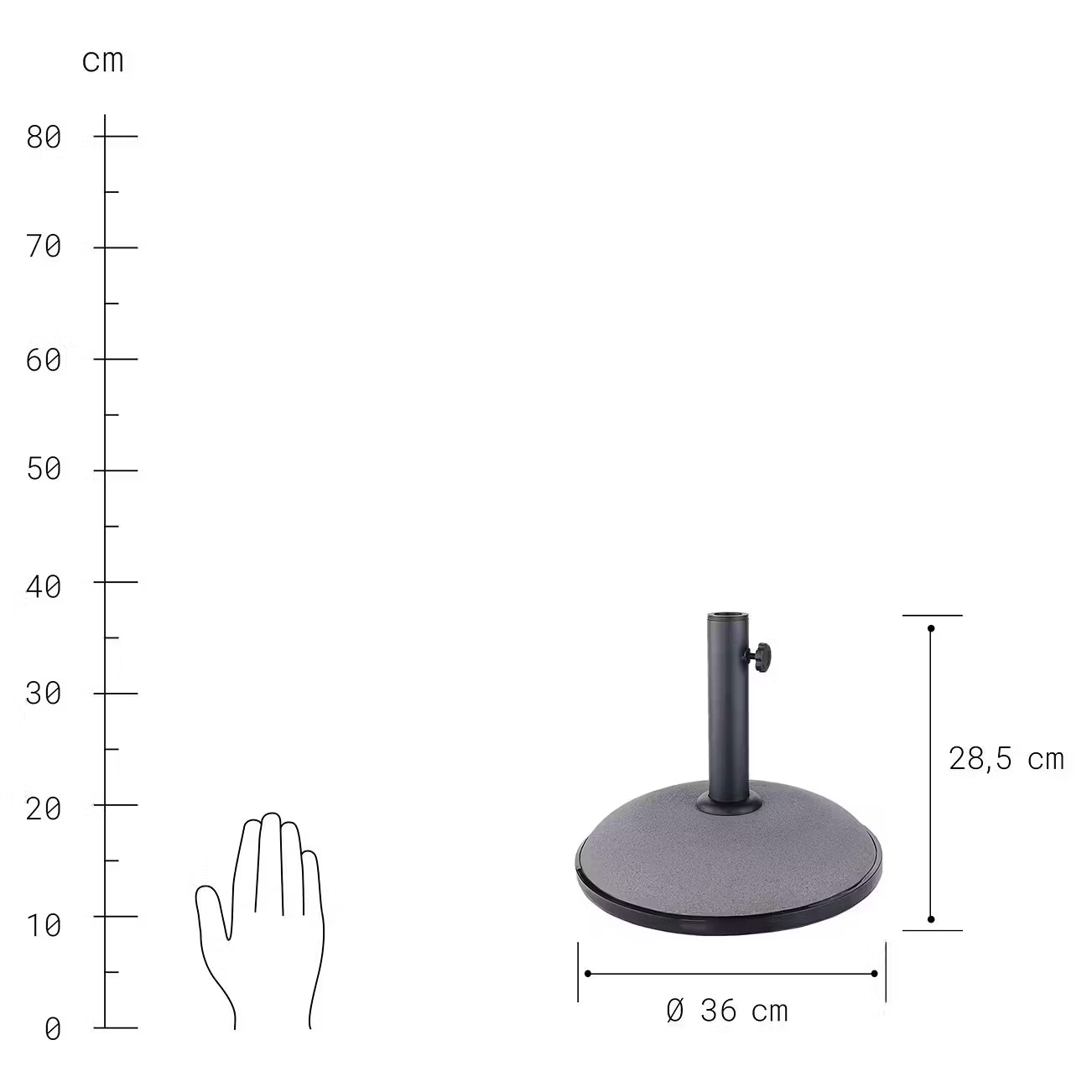 THE ROCK Schirmständer