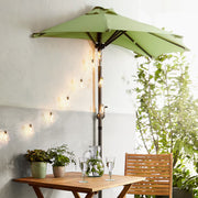 SIESTA Sonnenschirm - Aluminium / Polyester - Grün