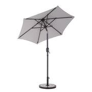 SUN & STARS Sonnenschirm - Polyester / Aluminium - Grau