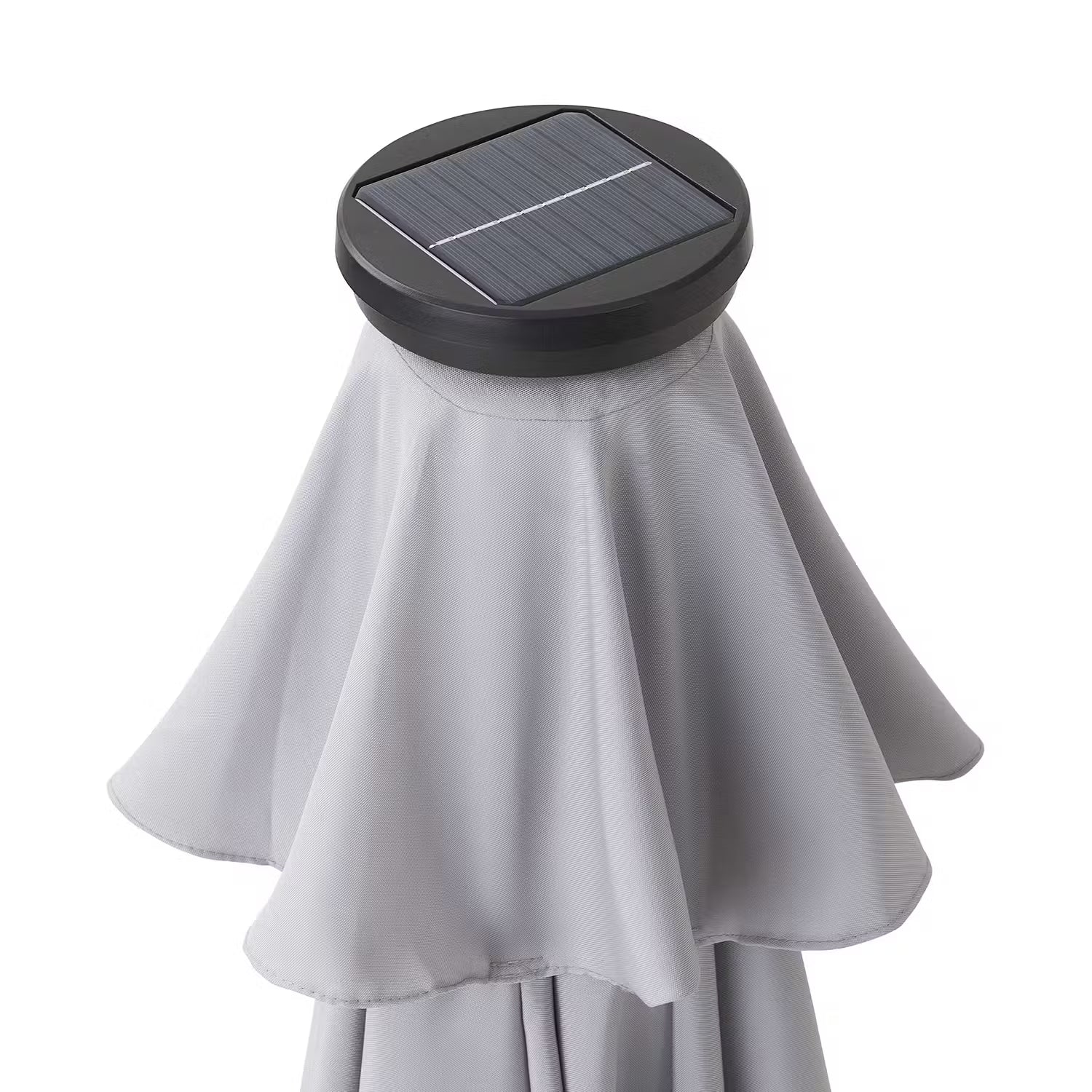 SUN & STARS Sonnenschirm - Polyester / Aluminium - Grau