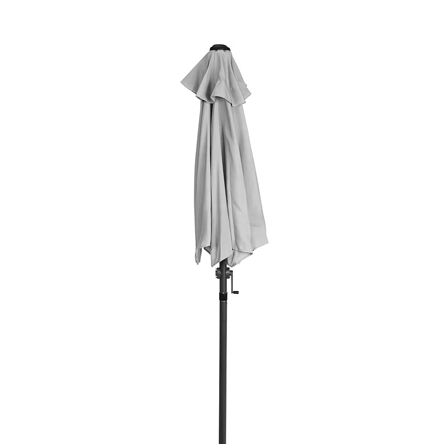 SIESTA Sonnenschirm halbrund - Aluminium / Polyester - Grau - Grau