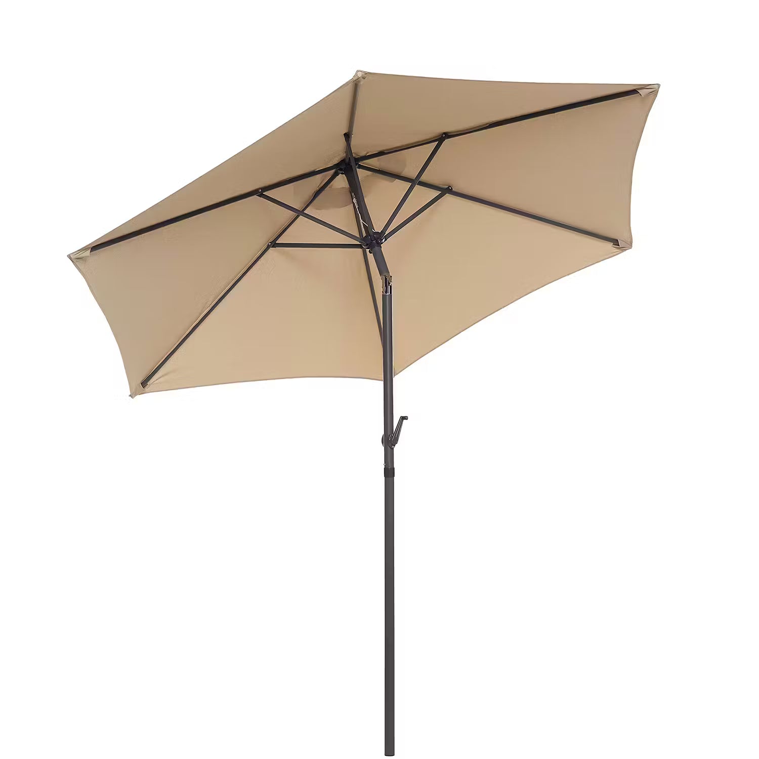 SIESTA Sonnenschirm rund - Aluminium / Polyester - Beige - Beige - Durchmesser: 250 cm