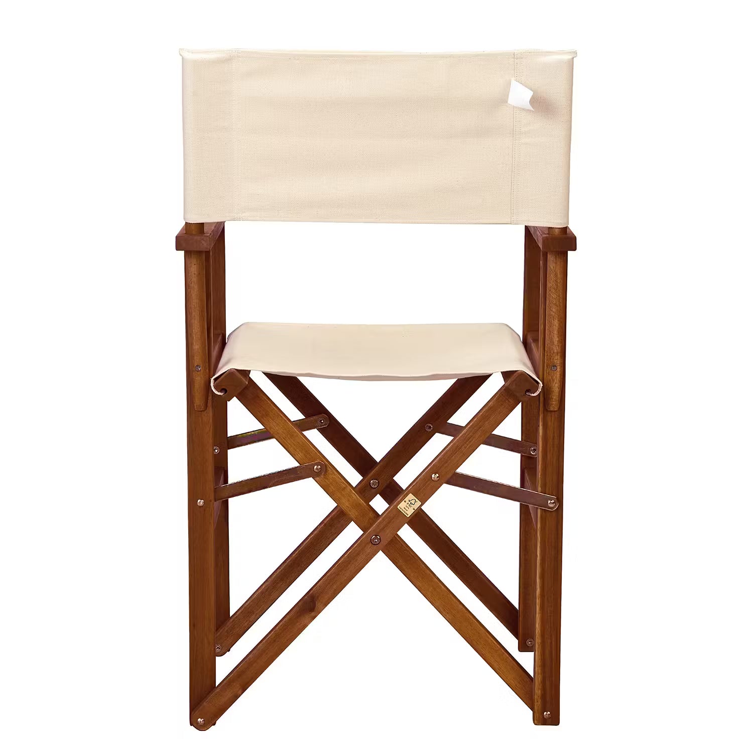 HOLLYWOOD Gartenstuhl - Akazienholz / Baumwollstoff - Beige