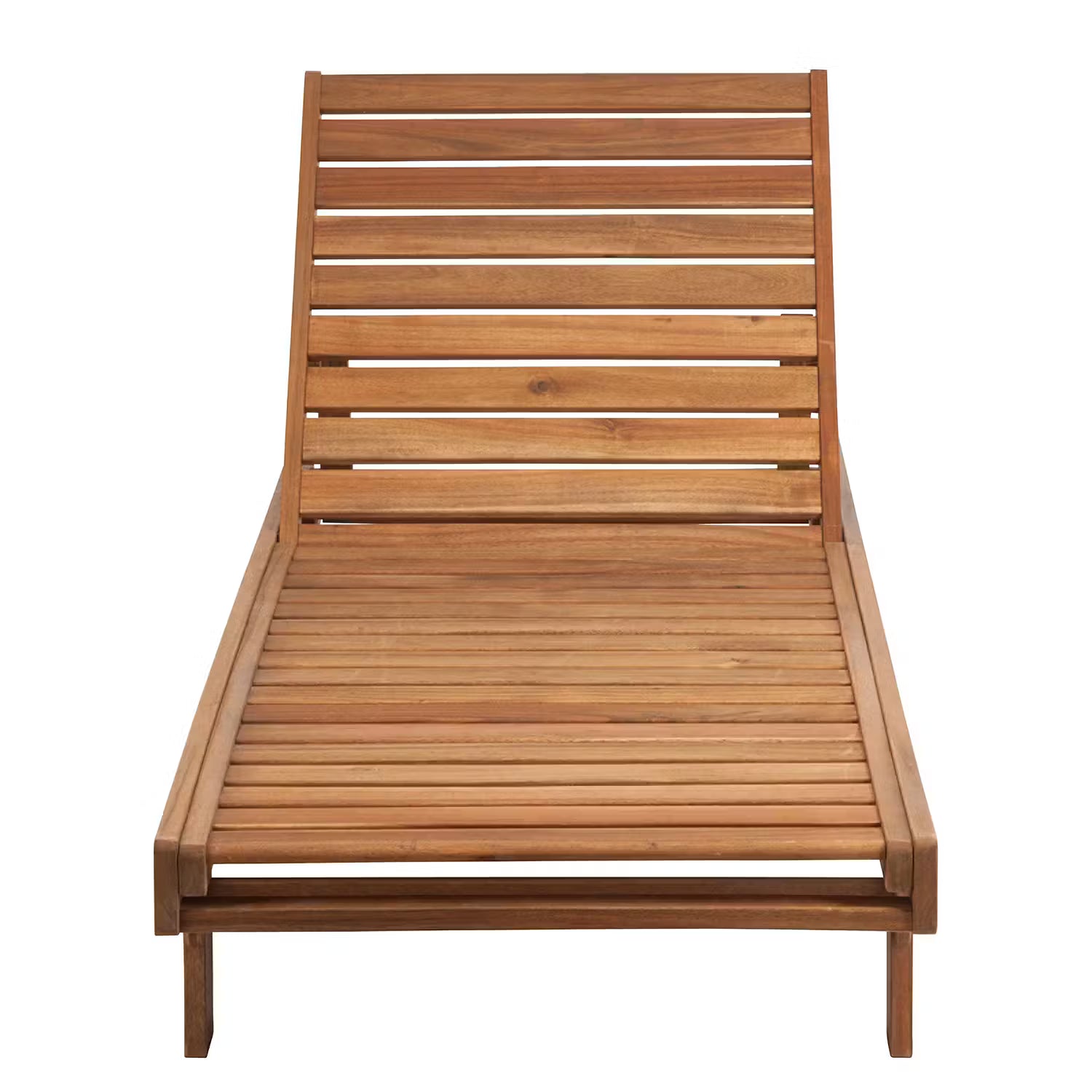 SOMERSET Gartenliege - Akazie massiv / Polyester - Braun
