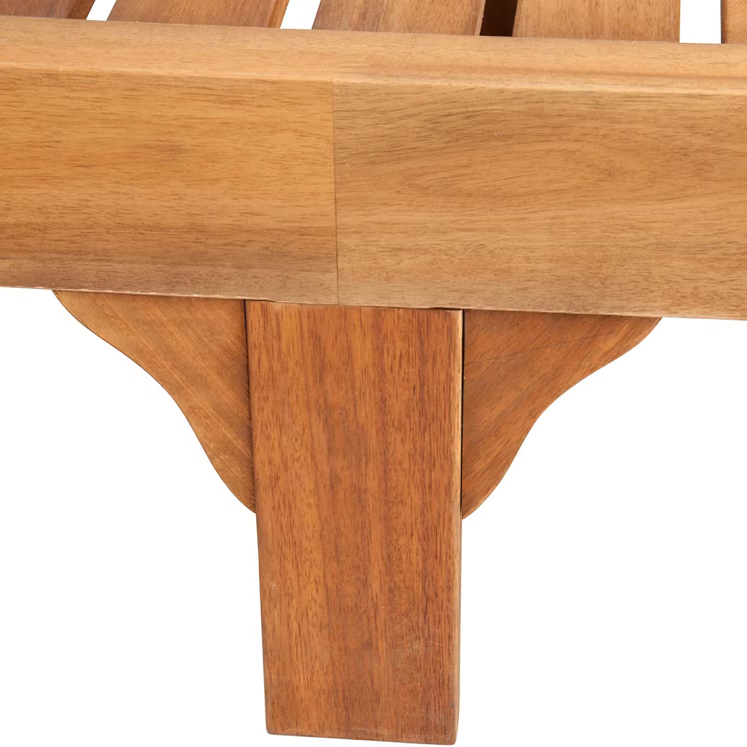 SOMERSET Gartenliege - Akazie massiv / Polyester - Braun