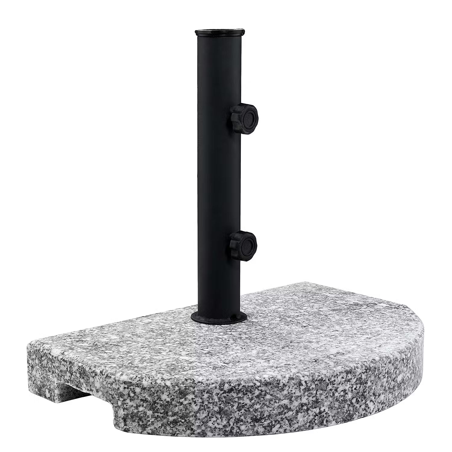SIESTA Sonnenschirm halbrund - Aluminium / Polyester - Grau