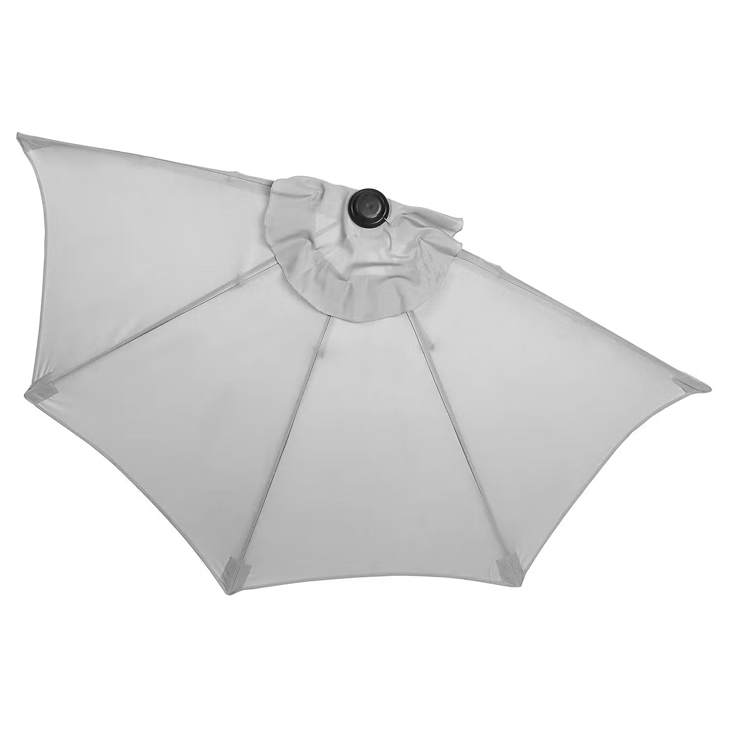 SIESTA Sonnenschirm halbrund - Aluminium / Polyester - Grau