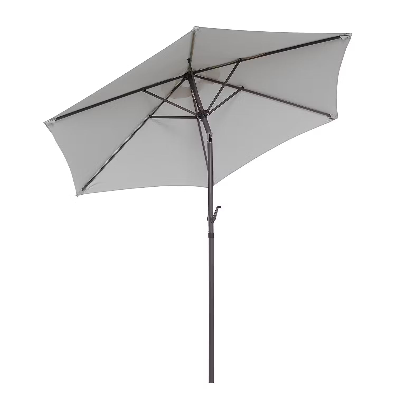 SIESTA Sonnenschirm - Aluminium / Polyester - Grau