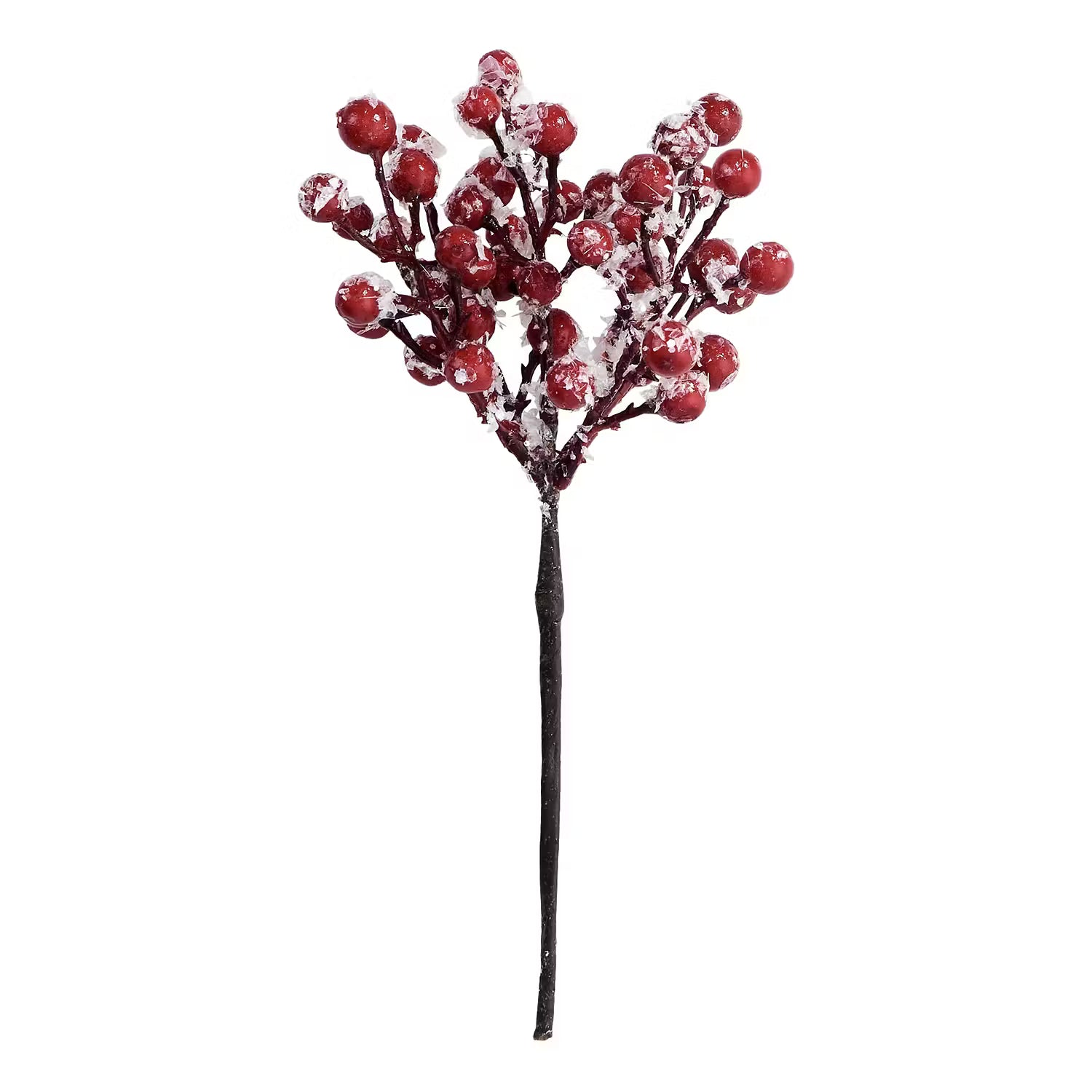 FLORISTA Beerenzweig 6er-Set - Eisen / Polyester PVC - Rot