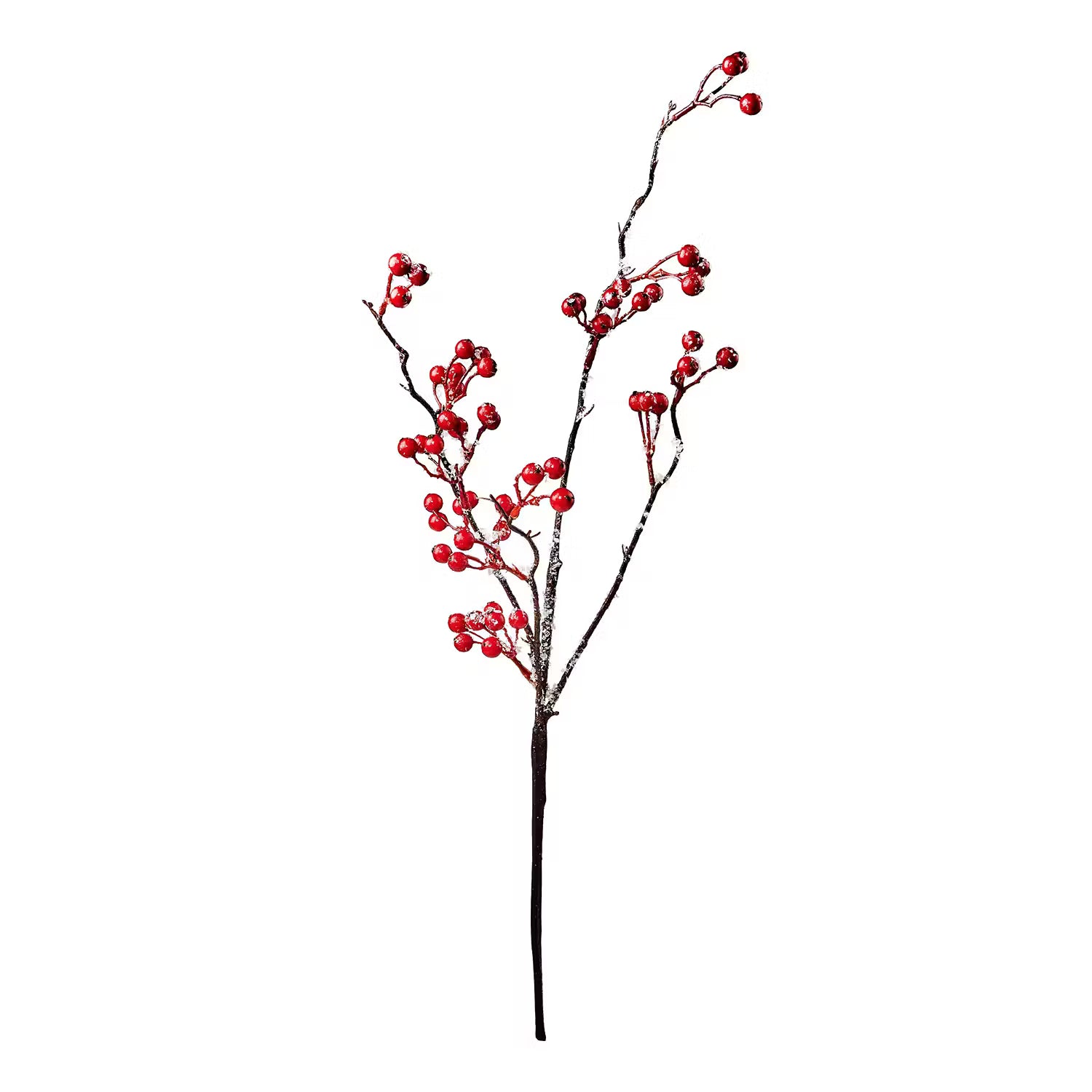 FLORISTA Beerenzweig 2er-Set - Eisen / Polyester PVC - Rot