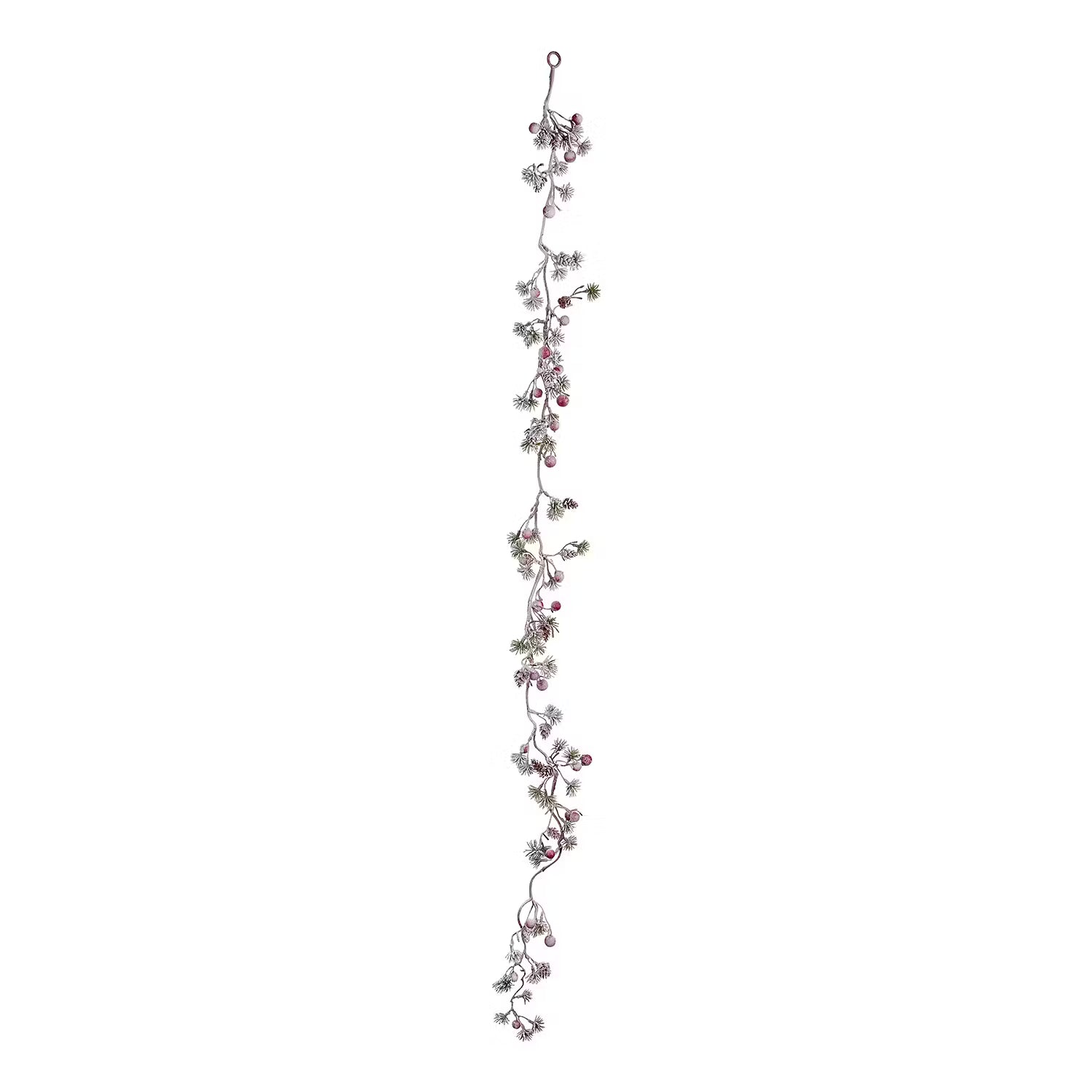 FLORISTA Beerengirlande - Eisen / Polyester PVC - Rosa