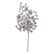 WINTERGREEN Pinienzweig - Eisen / Polyester PVC - Grün / Weiß
