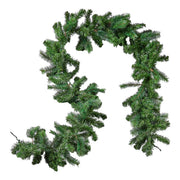 FLORISTA Tannengirlande - PVC / Metall / Pappe - Dunkelgrün