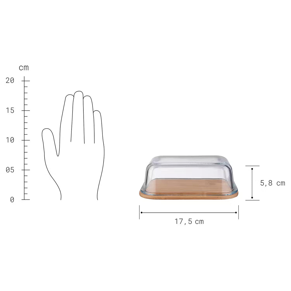 🧈 BAMBOO Butterdose – Natürlich serviert – BUTLERS