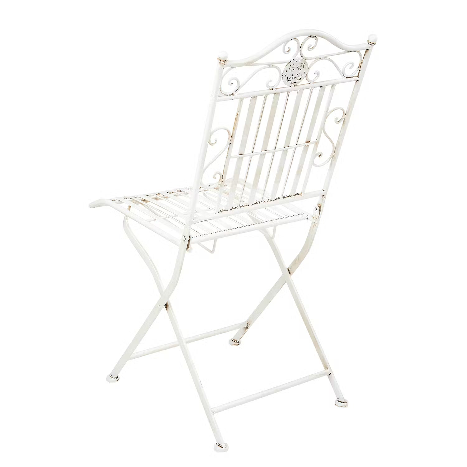 TERRACE HILL Gartenessgruppe 3-tlg. - Eisen - Creme