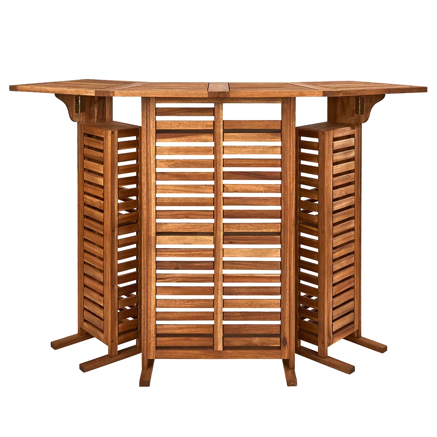 TURNTABLE Gartenbar - Akazienholz - Natur